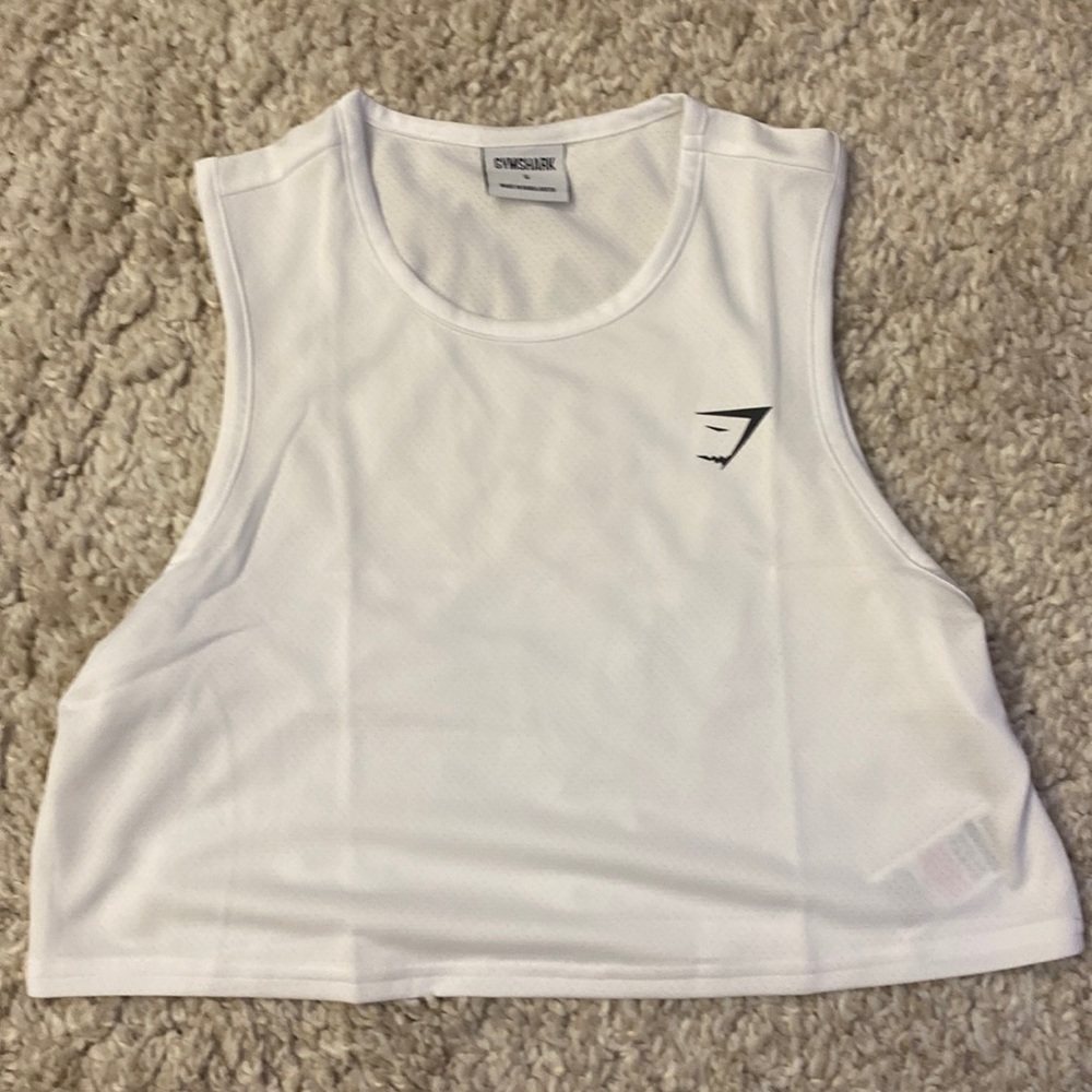 Gymshark Training Crop tank - White